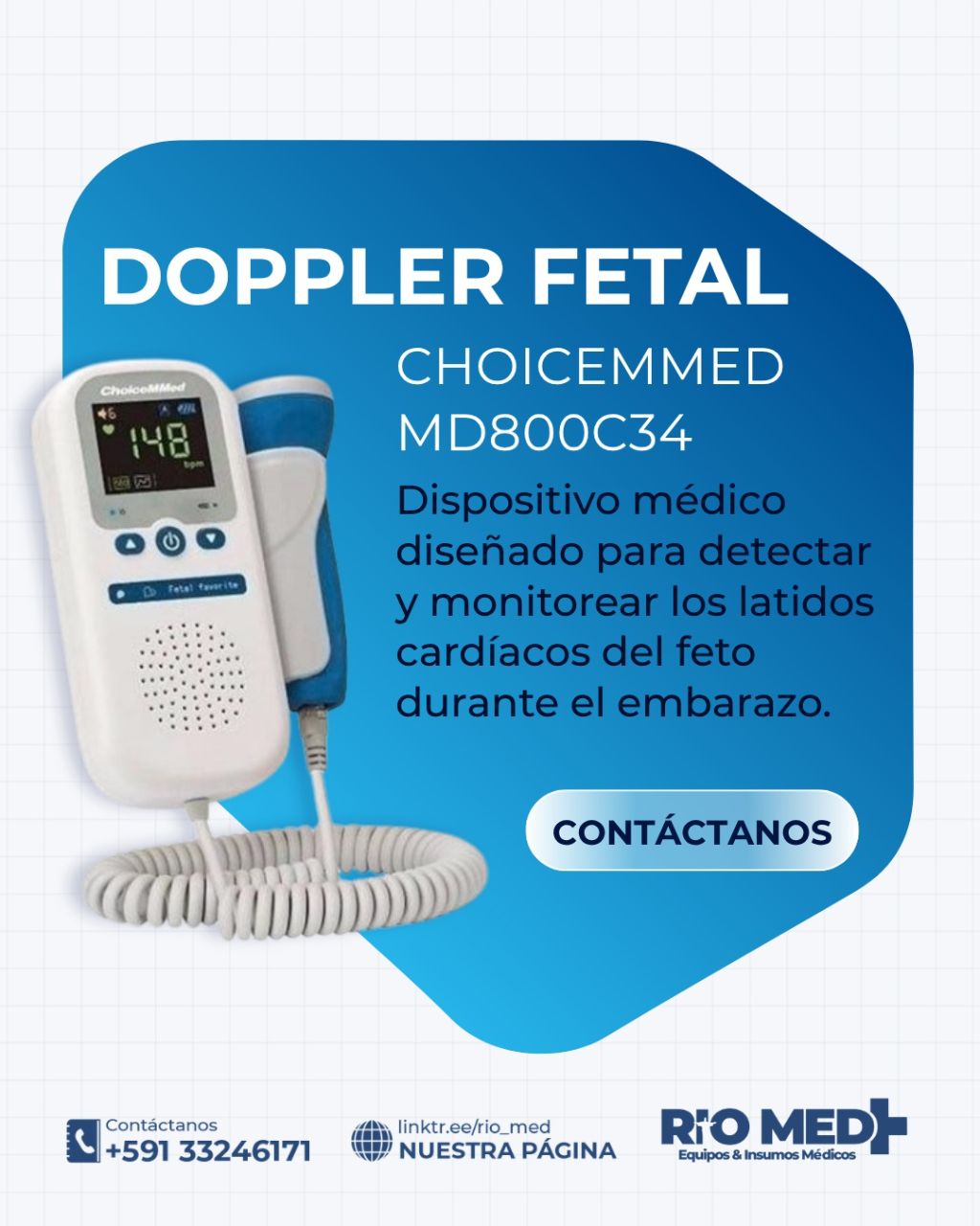 Doppler Fetal ChoiceMMed MD800C34