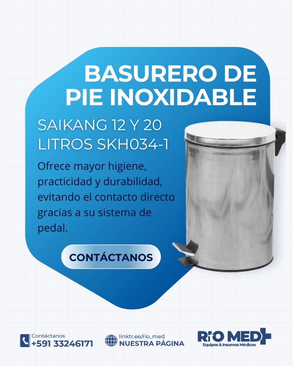 Basurero de pie Saikang