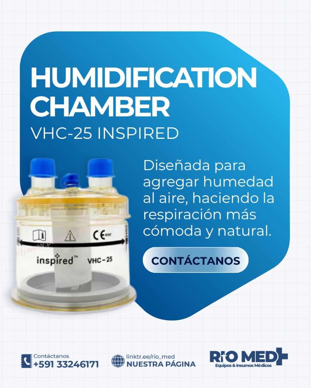 Cámara de humidificación Inspired VHC-25