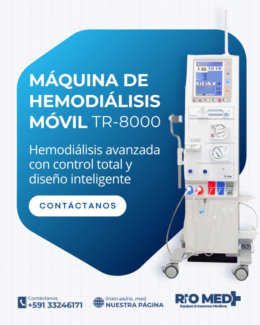 Máquina de Hemodiálisis Móvil TR-8000