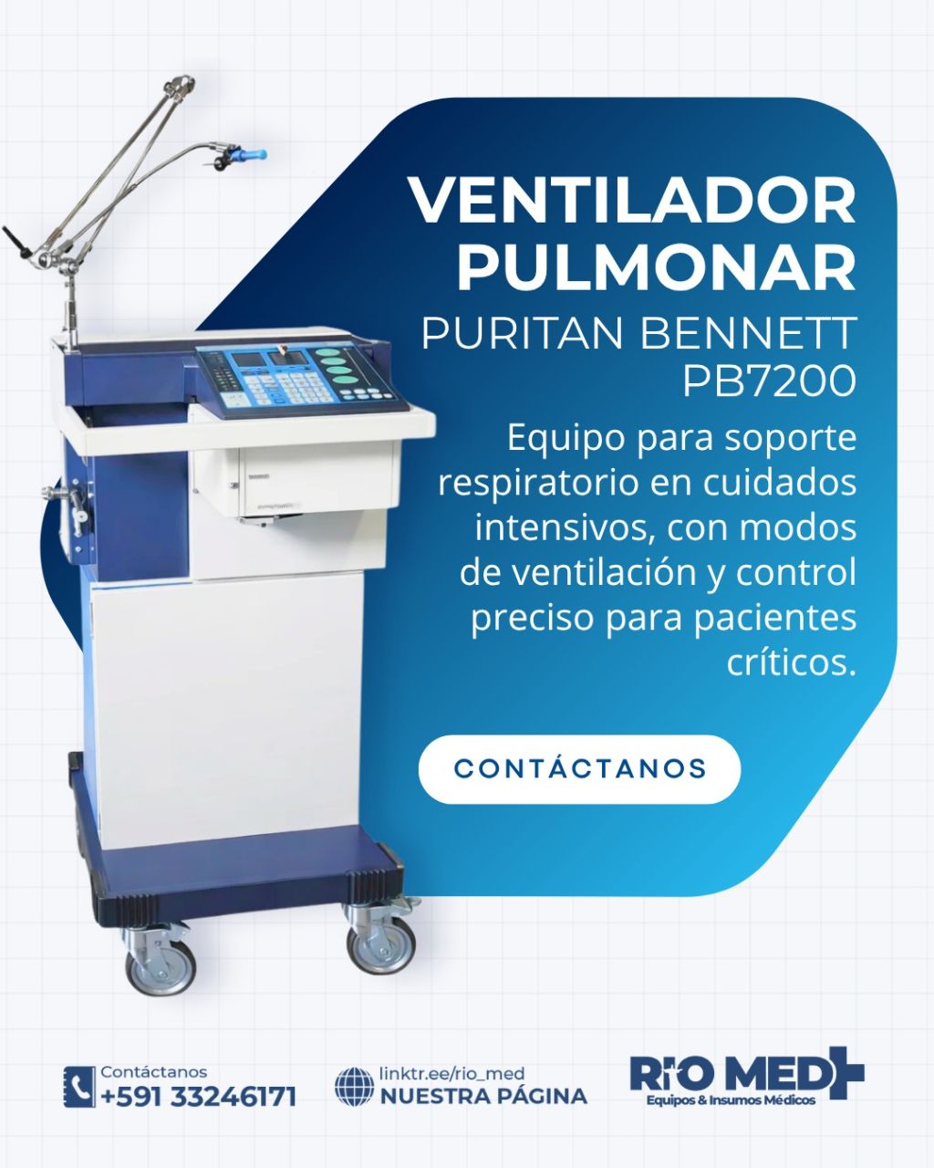 Ventilador Pulmonar Puritan Bennett PB7200