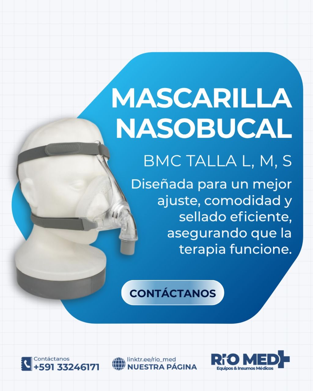 Mascarilla nasobucal BMC